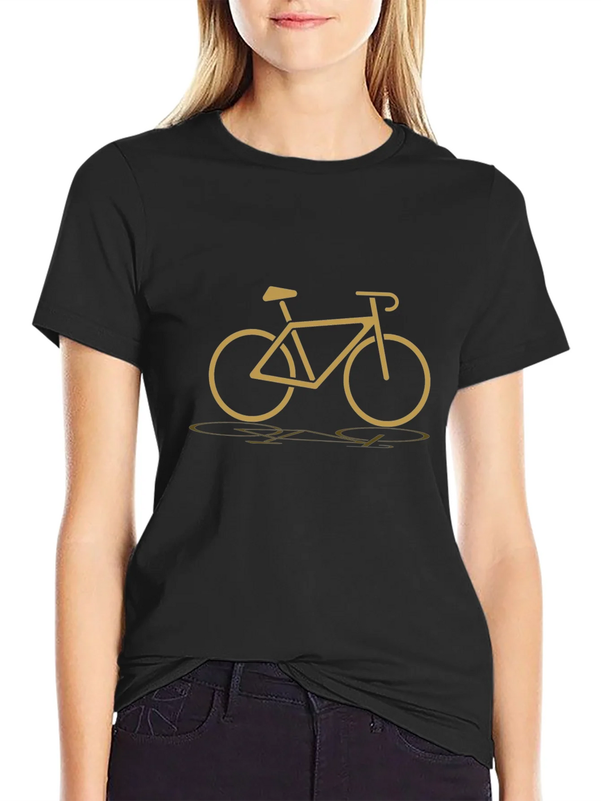 Stylish Black Bike Graphic Tee product image 2