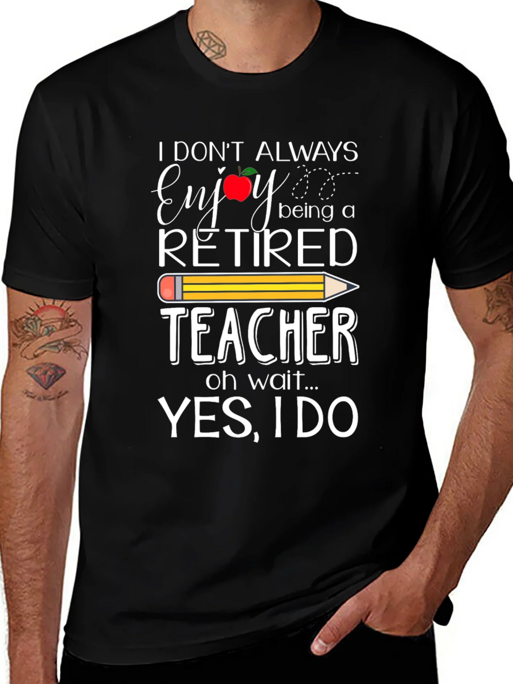 Retired Teacher T-Shirt - Enjoy Being a product image 1