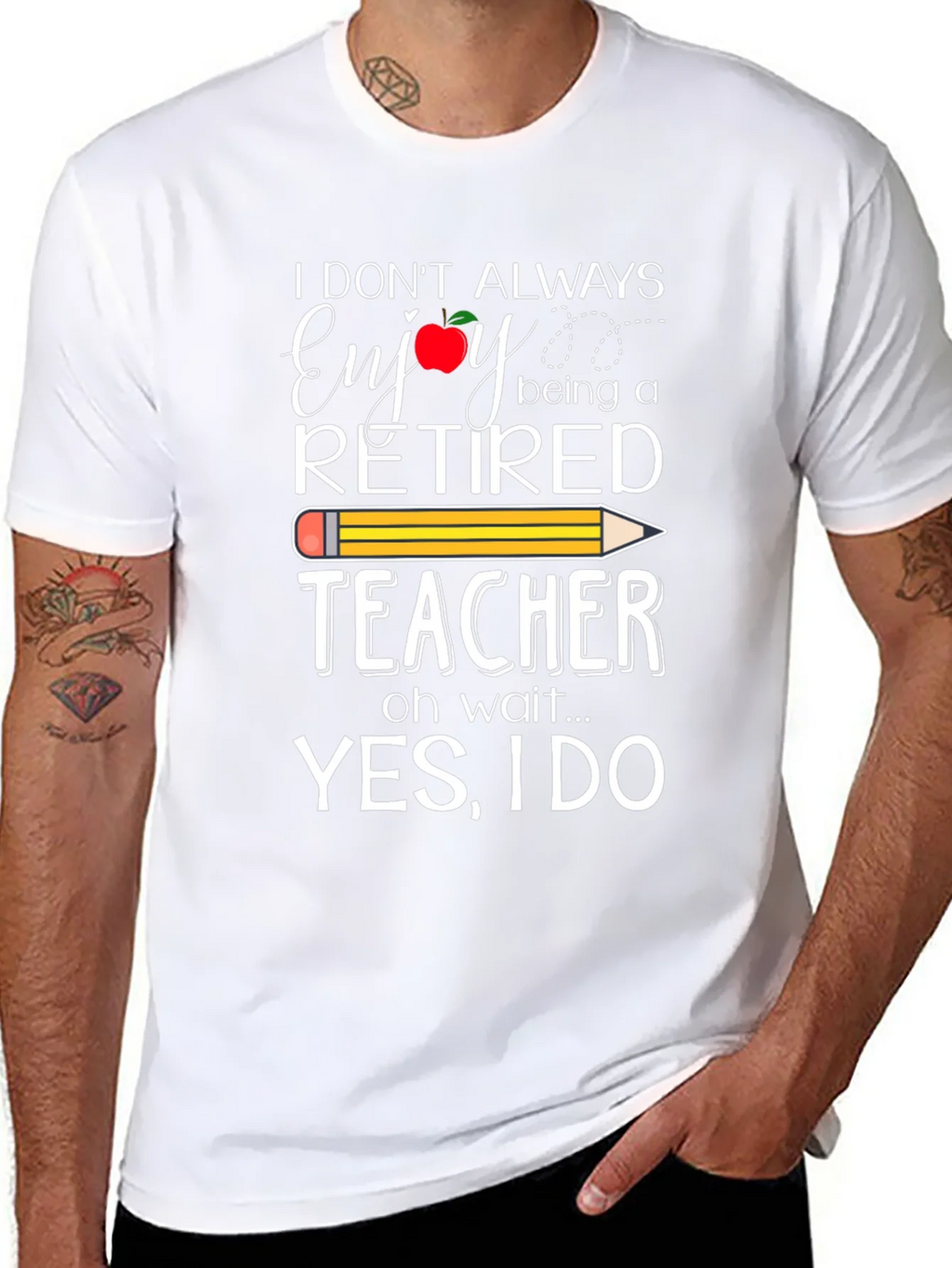 Retired Teacher T-Shirt - Enjoy Being a product image 7
