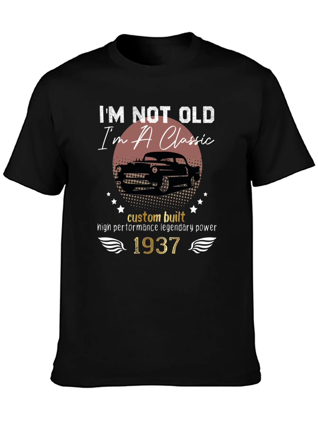 Classic Car 1937 Birthday T-Shirt product image 3