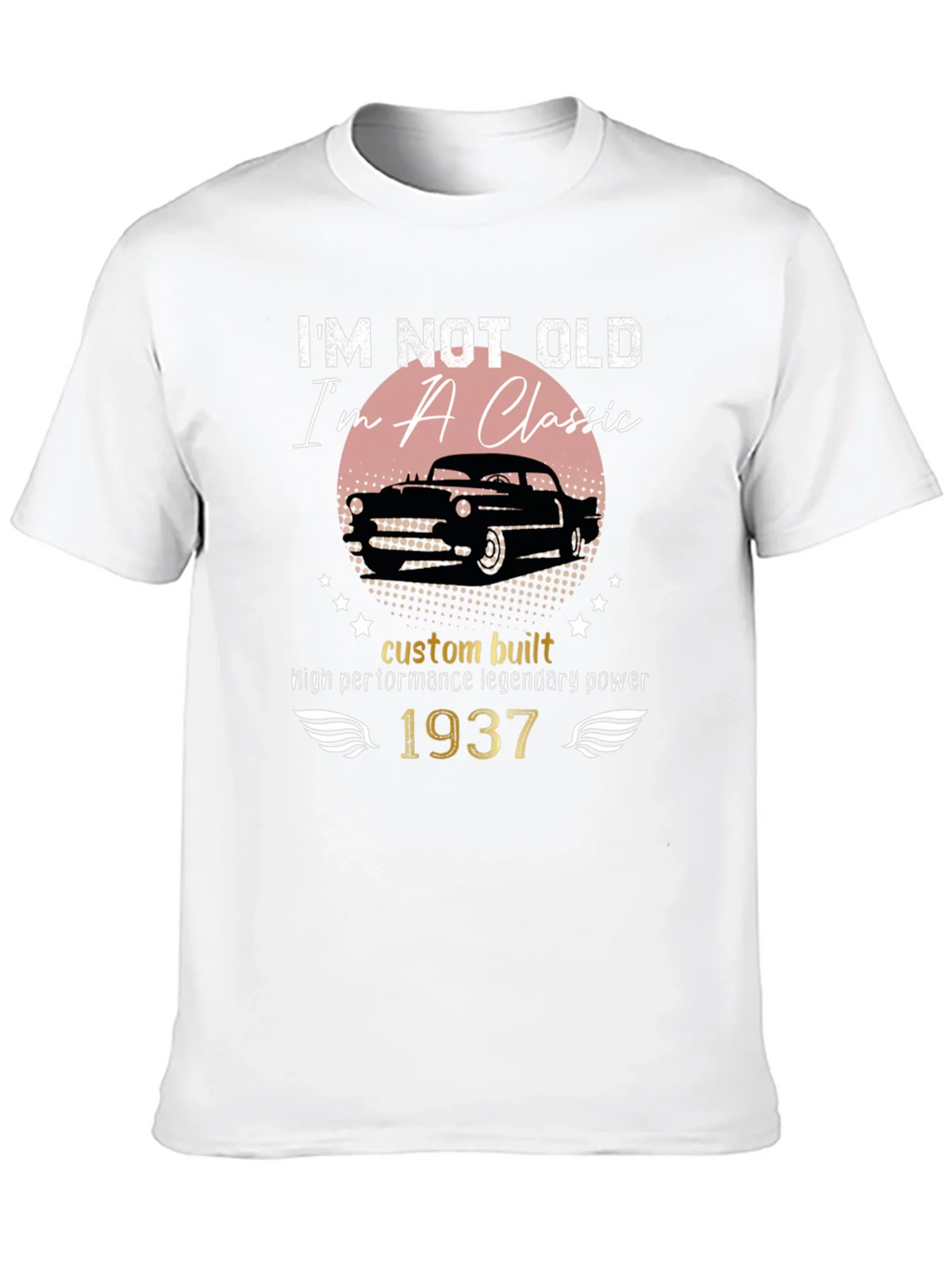Classic Car 1937 Birthday T-Shirt product image 9