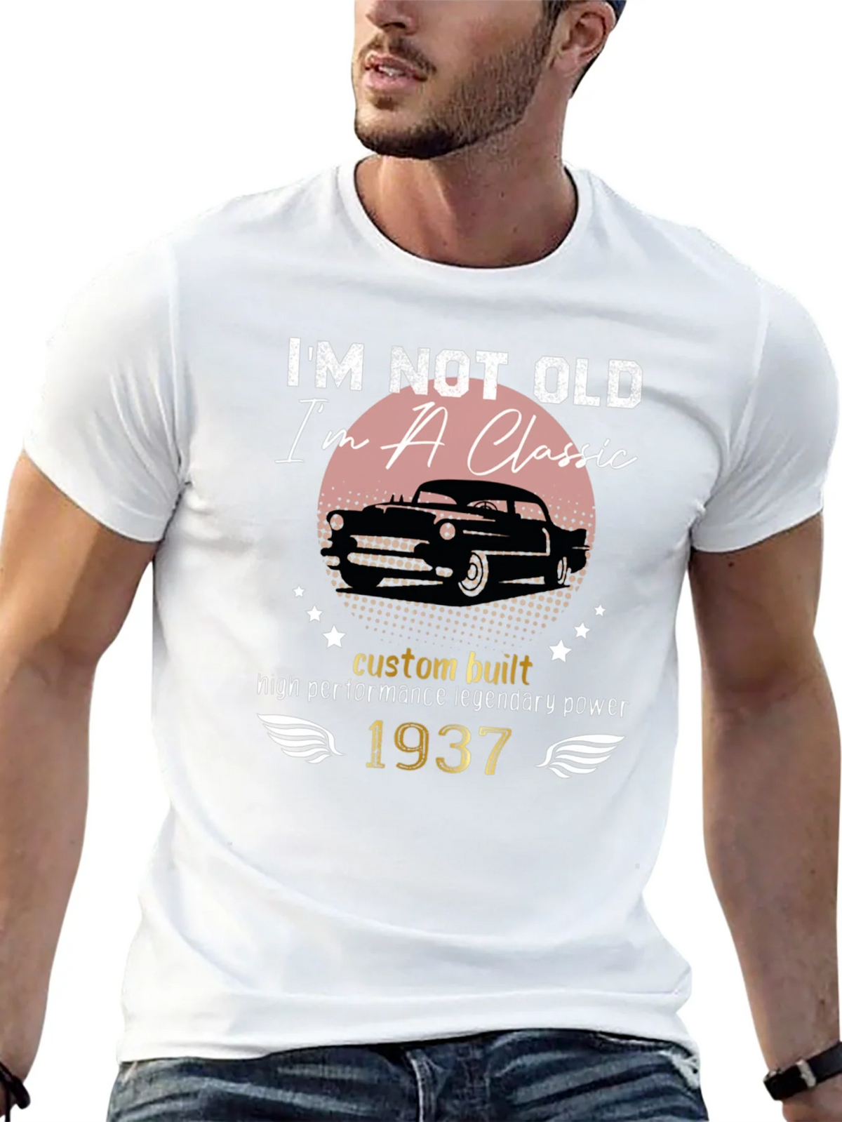 Classic Car 1937 Birthday T-Shirt product image 12