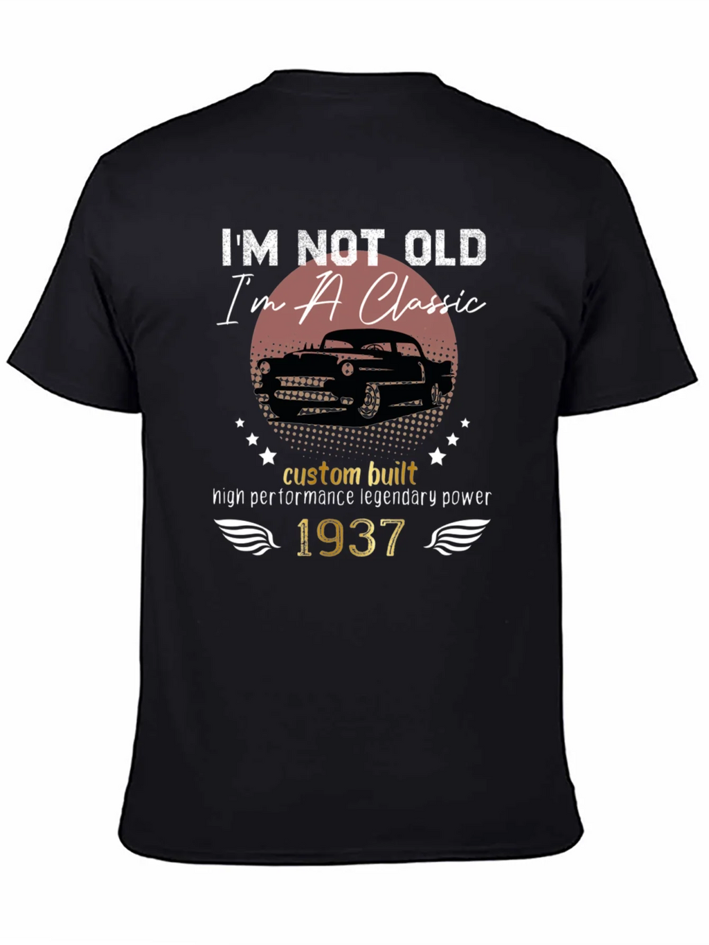 Classic Car 1937 Birthday T-Shirt product image 4