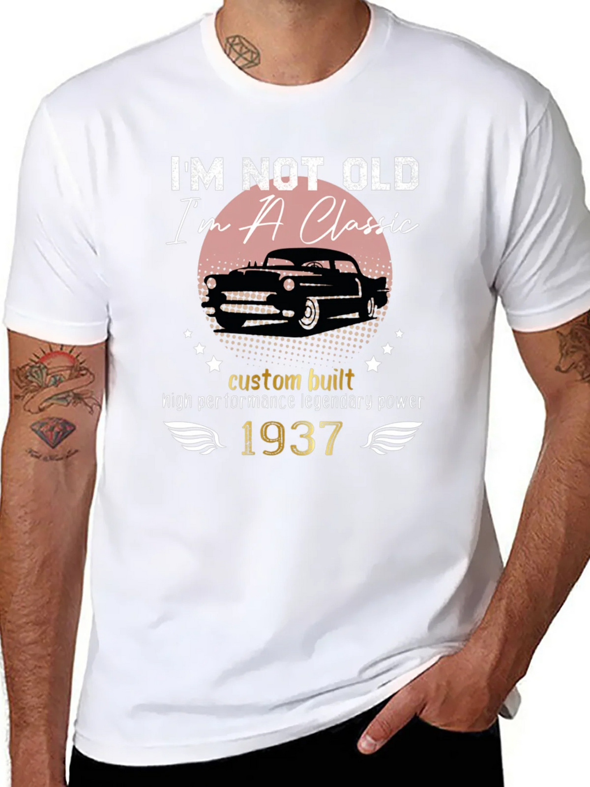 Classic Car 1937 Birthday T-Shirt product image 7