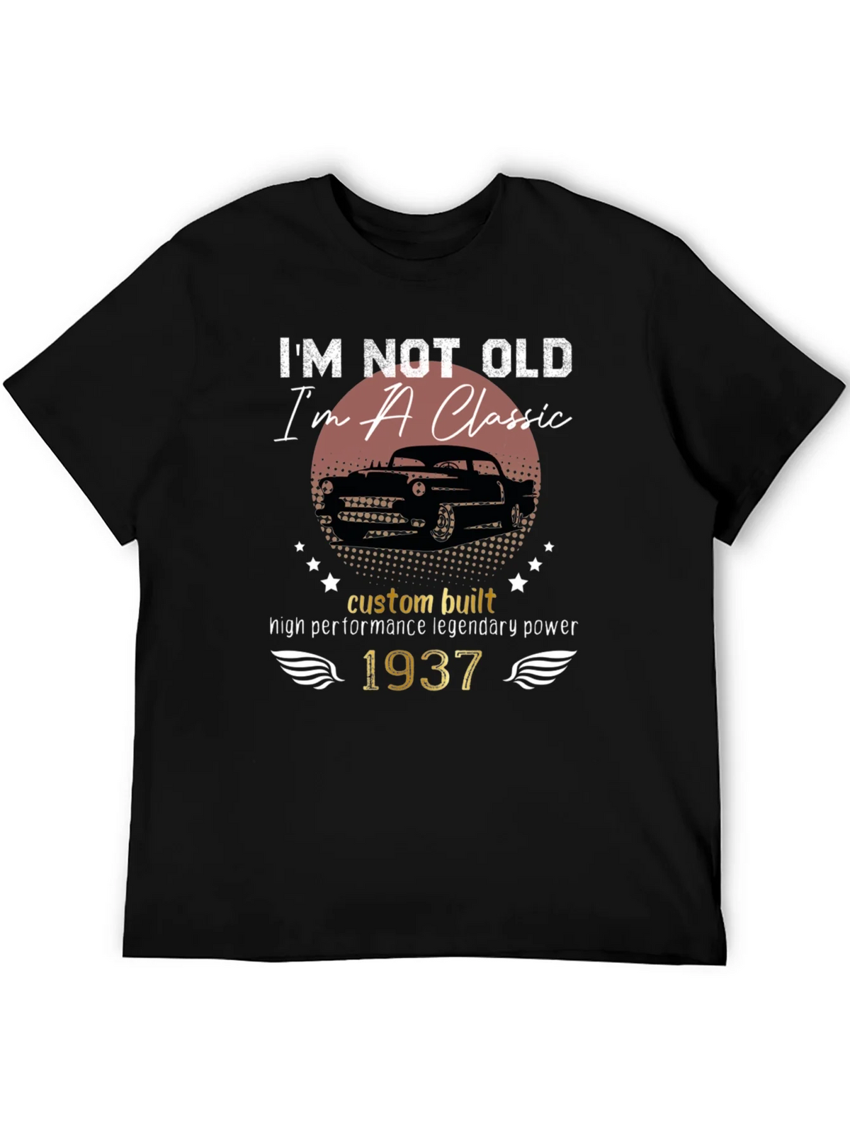 Classic Car 1937 Birthday T-Shirt product image 5