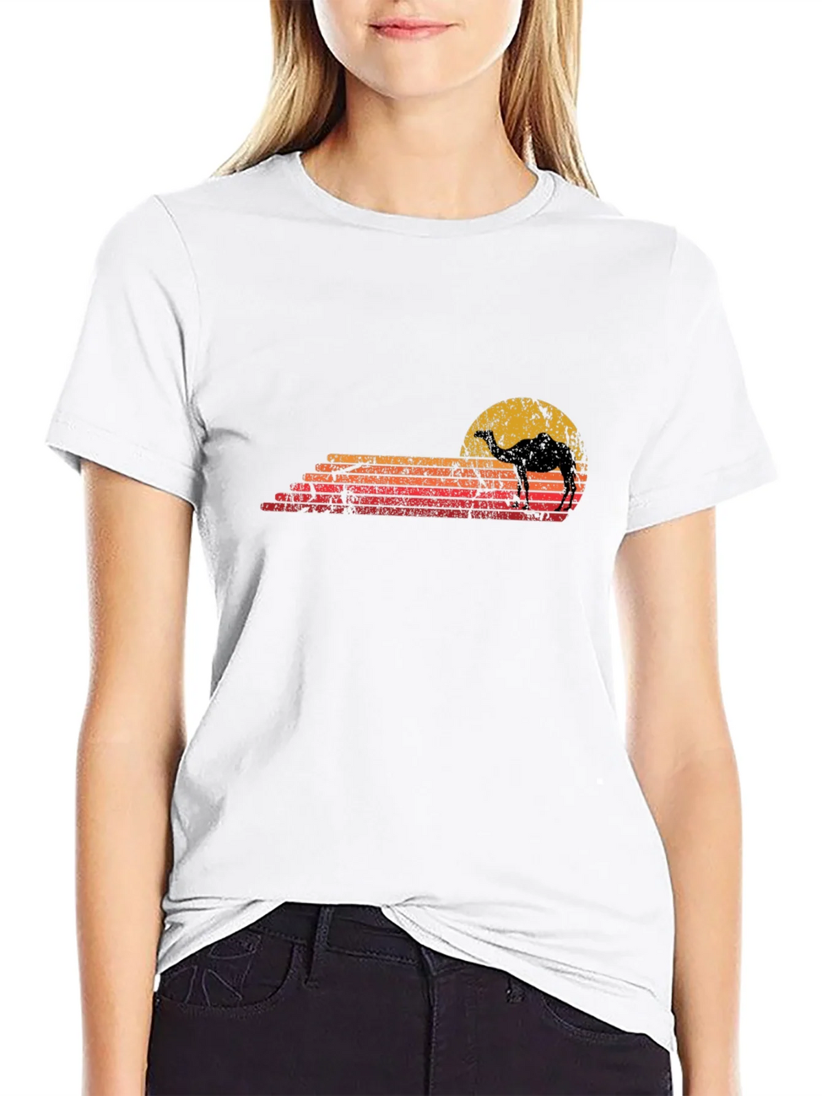 Retro Camel Desert T-Shirt product image 8