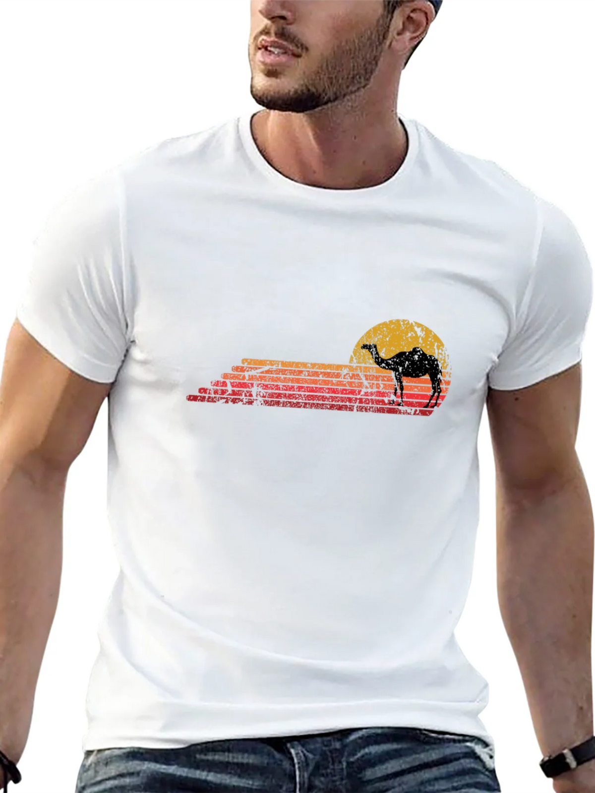Retro Camel Desert T-Shirt product image 12