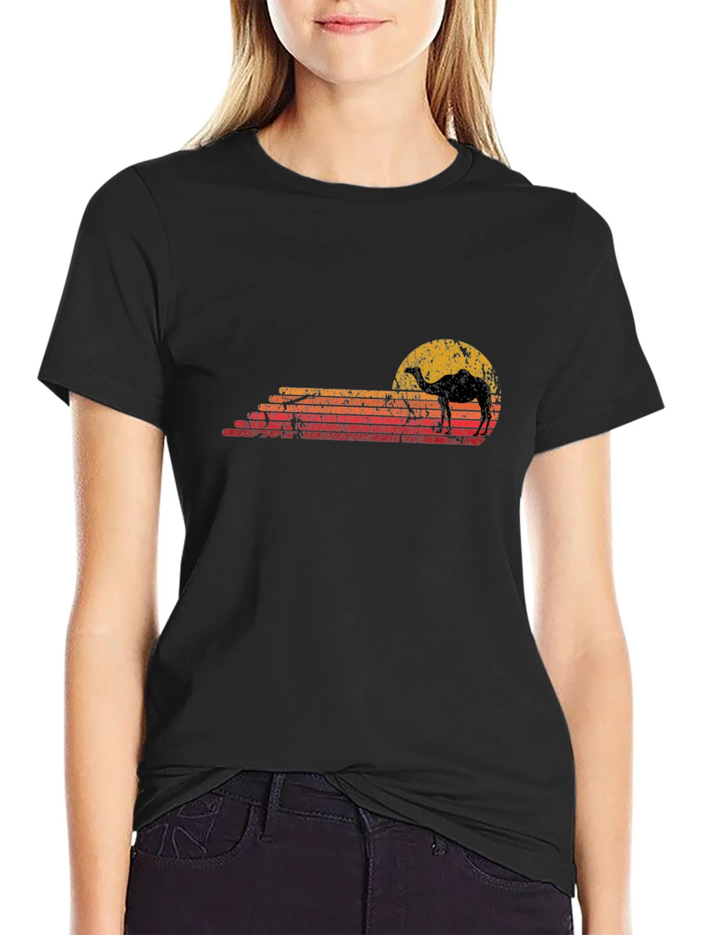 Retro Camel Desert T-Shirt product image 2