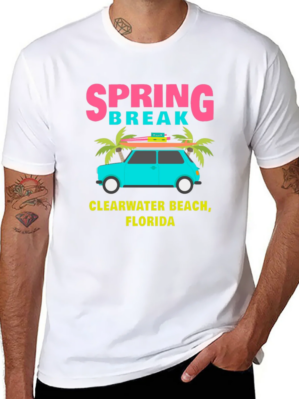 Spring Break Clearwater Beach T-Shirt product image 7
