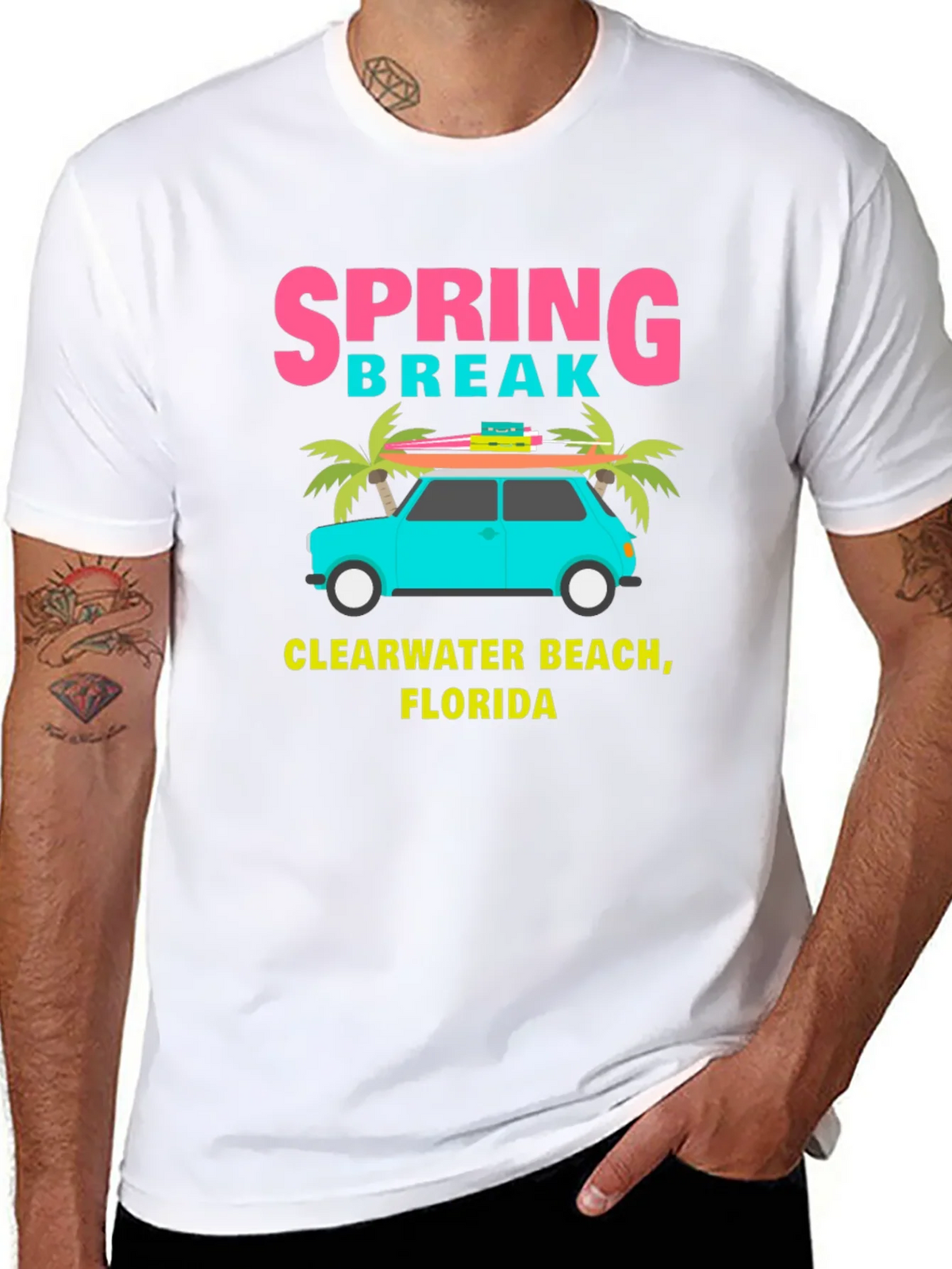 Spring Break Clearwater Beach T-Shirt product image 7