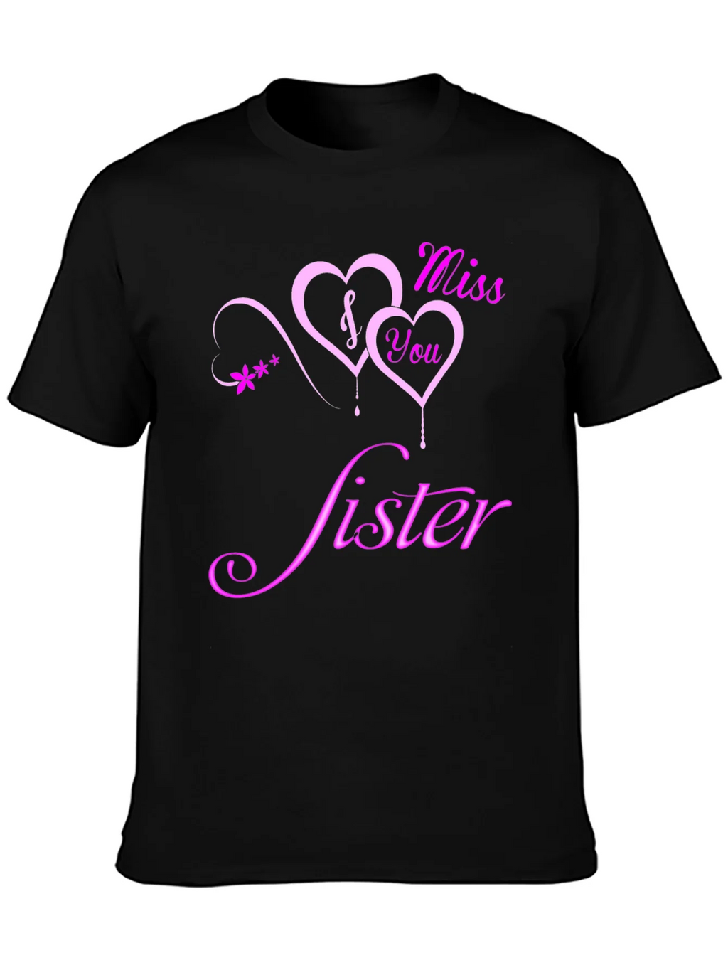 Miss You Sister Graphic Tee - Soft Cotton Blend product image 3