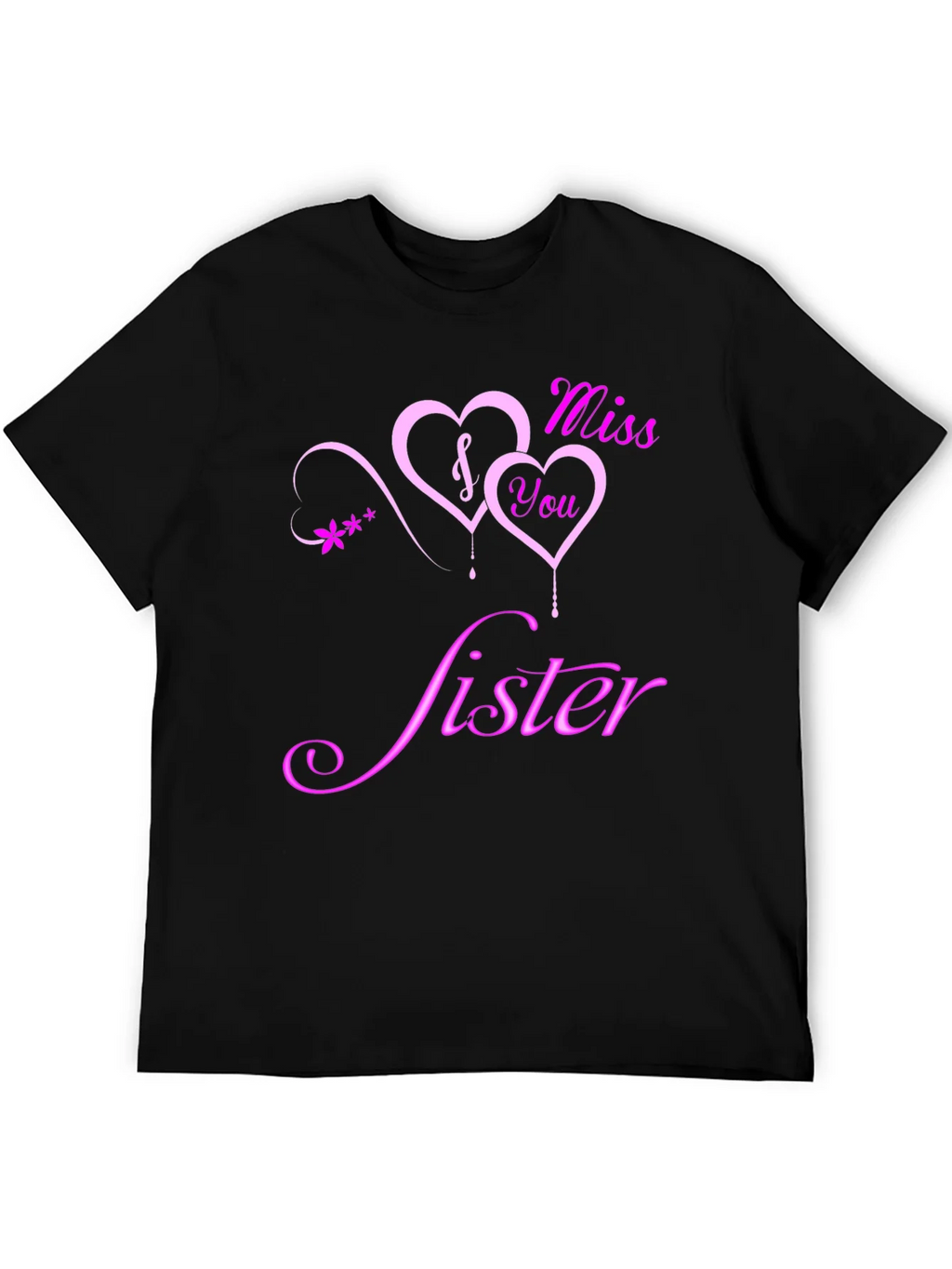 Miss You Sister Graphic Tee - Soft Cotton Blend product image 5
