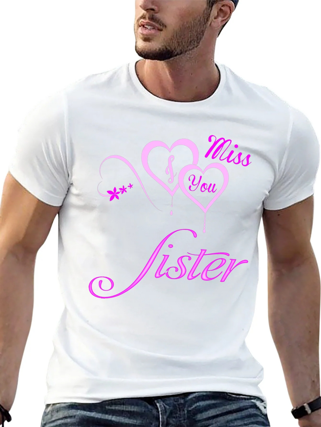 Miss You Sister Graphic Tee - Soft Cotton Blend product image 12