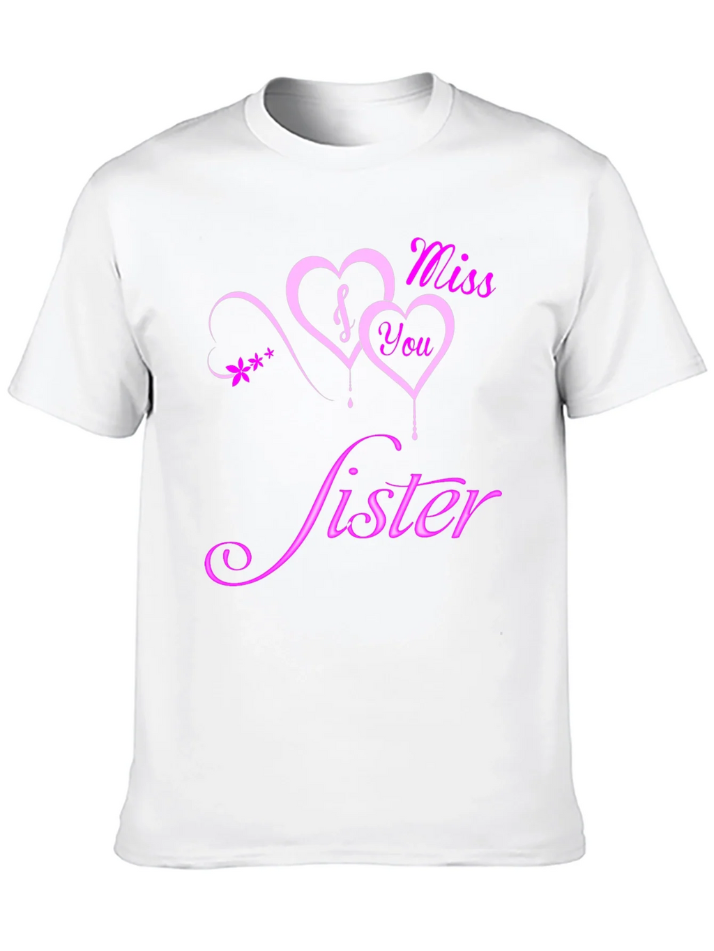 Miss You Sister Graphic Tee - Soft Cotton Blend product image 9