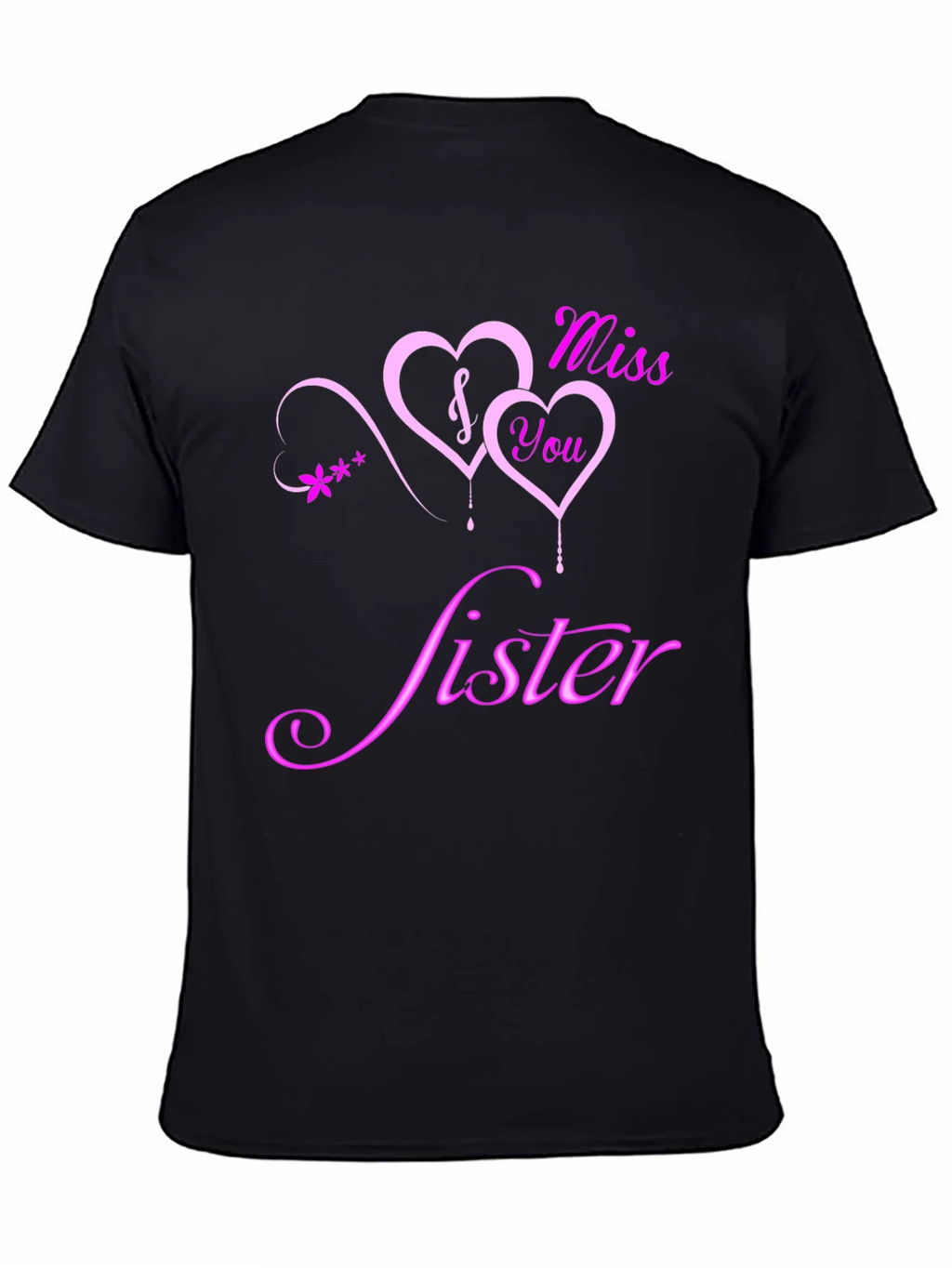 Miss You Sister Graphic Tee - Soft Cotton Blend product image 4