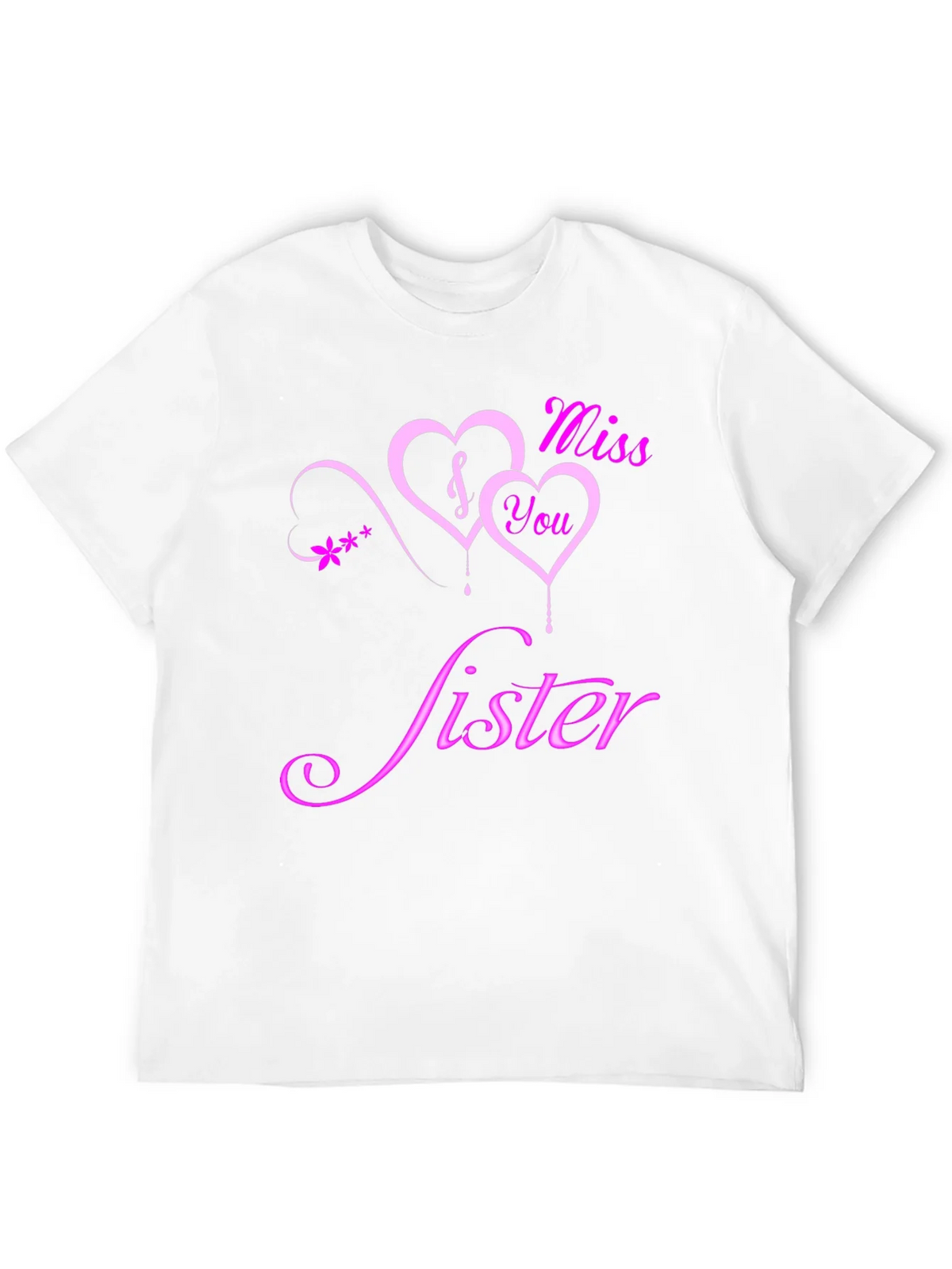 Miss You Sister Graphic Tee - Soft Cotton Blend product image 11