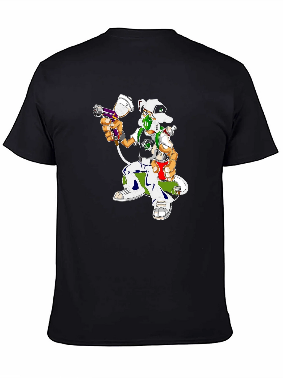 Urban Graffiti Artist Dog Graphic Tee product image 4