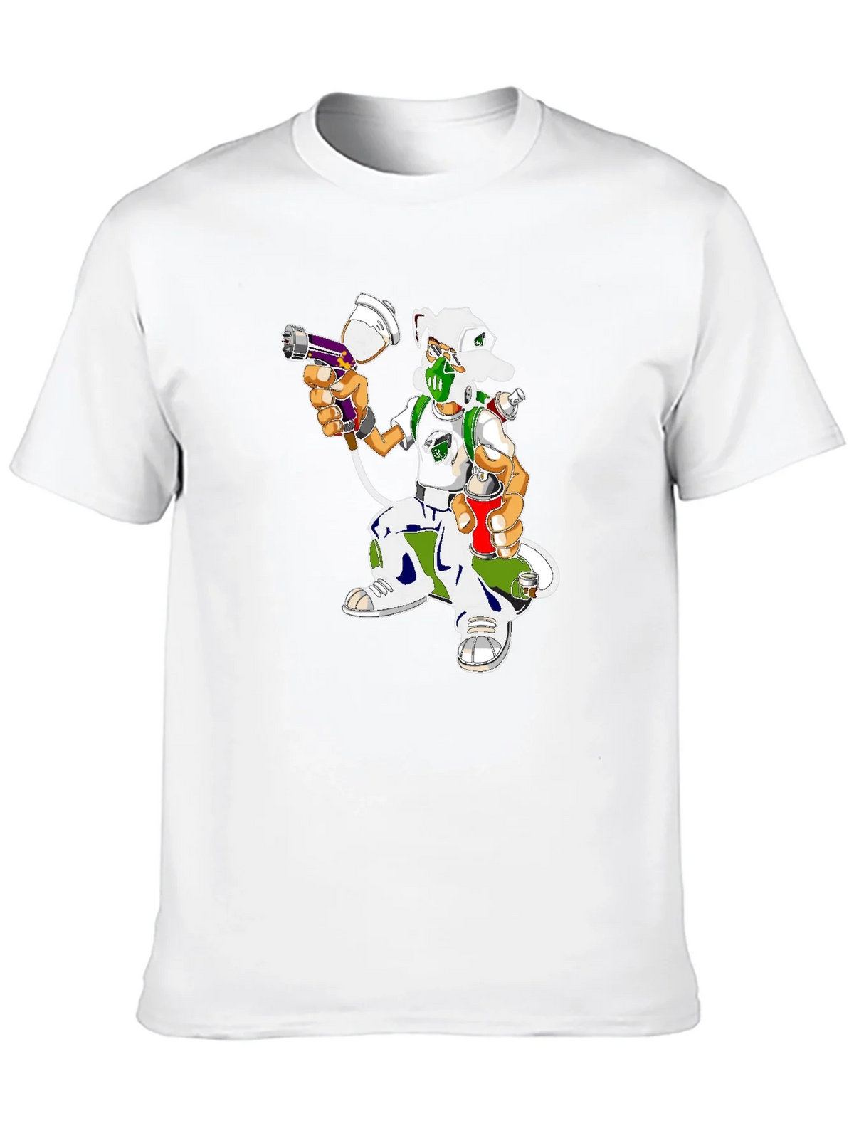 Urban Graffiti Artist Dog Graphic Tee product image 9