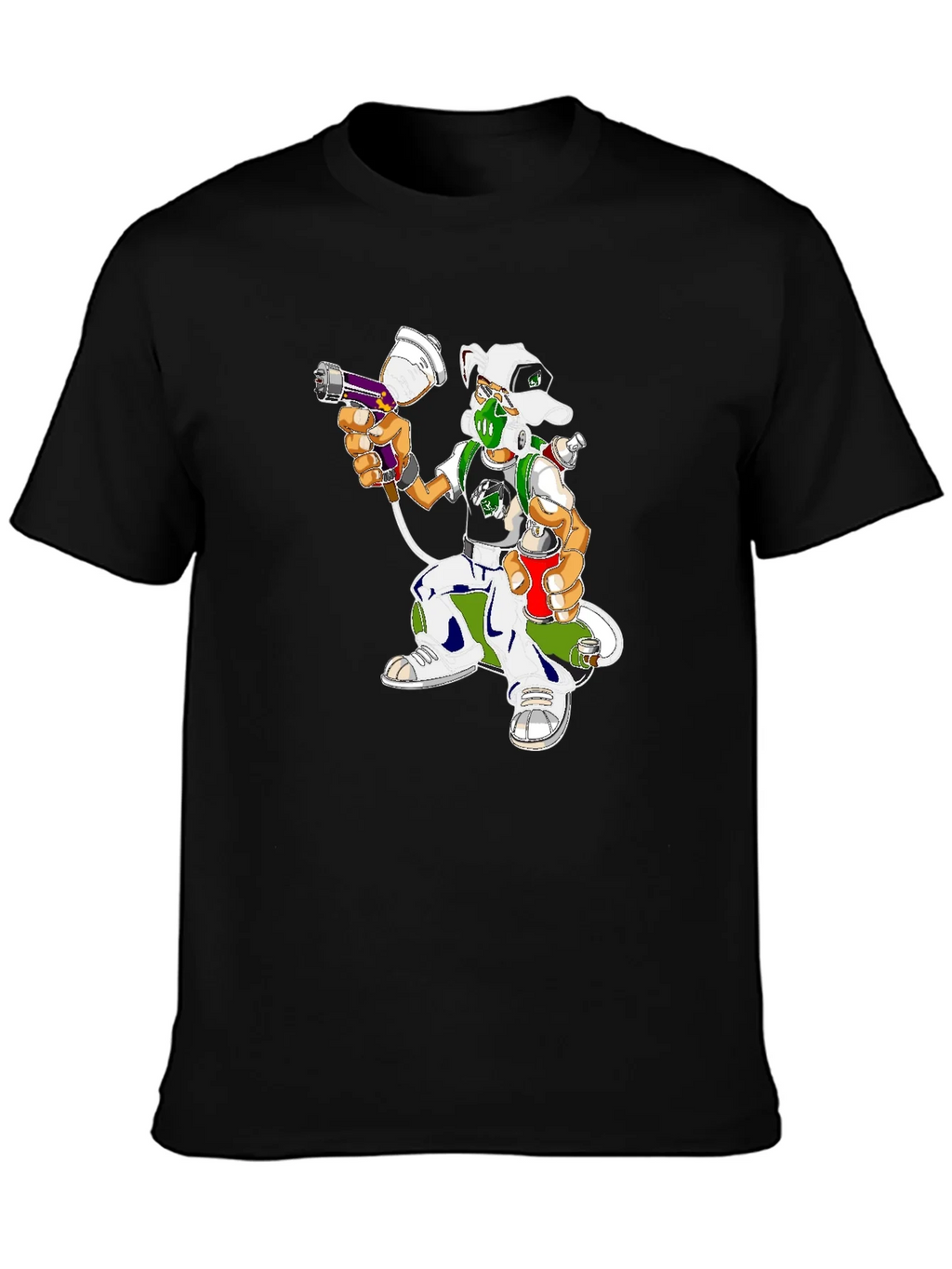 Urban Graffiti Artist Dog Graphic Tee product image 3