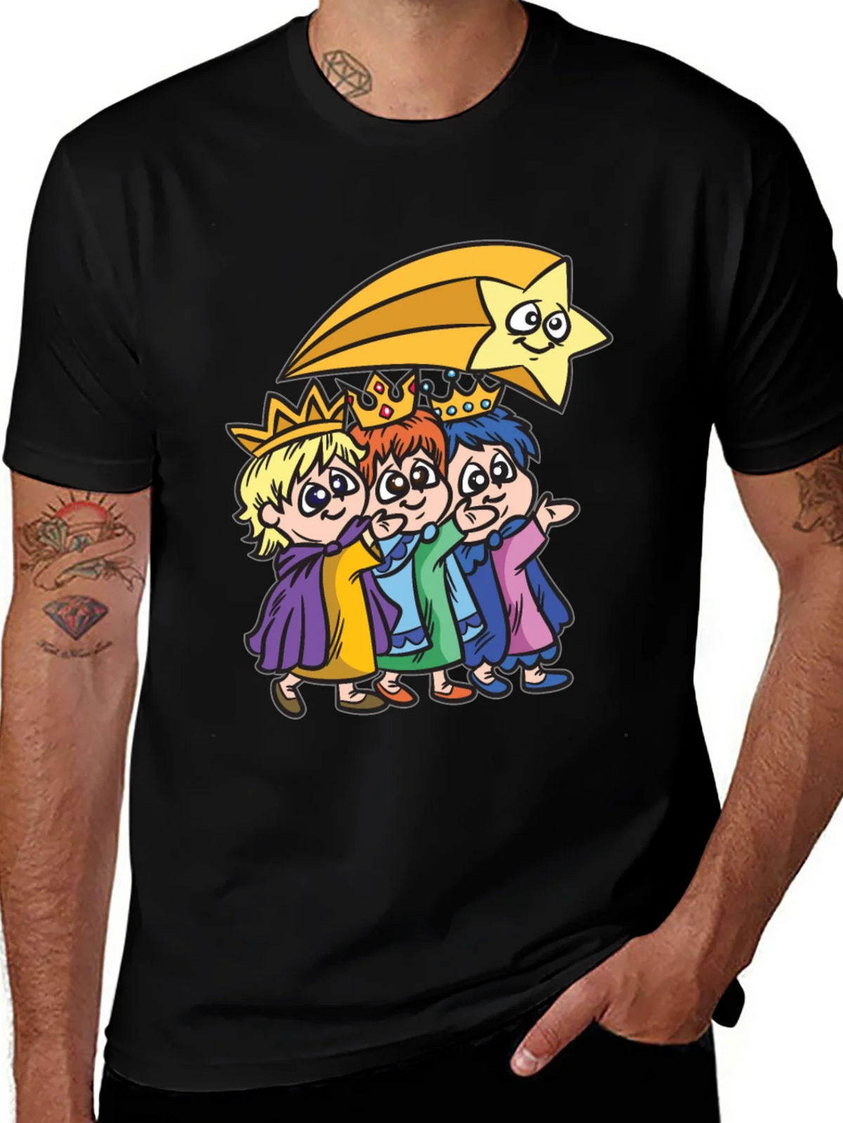 Three Kings & Star Mens T-Shirt product image 1