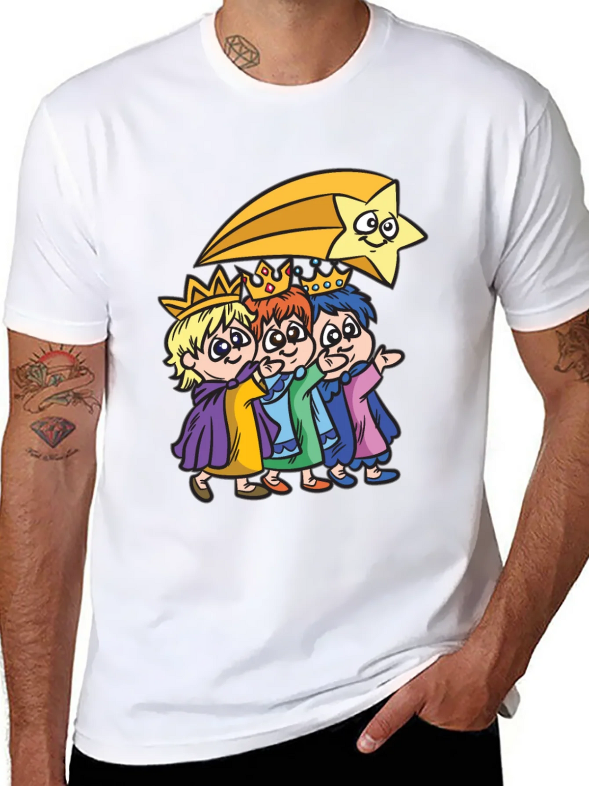 Three Kings & Star Mens T-Shirt product image 7