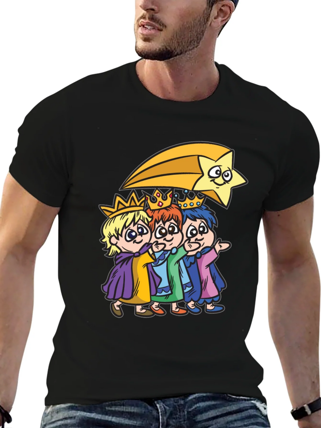 Three Kings & Star Mens T-Shirt product image 6