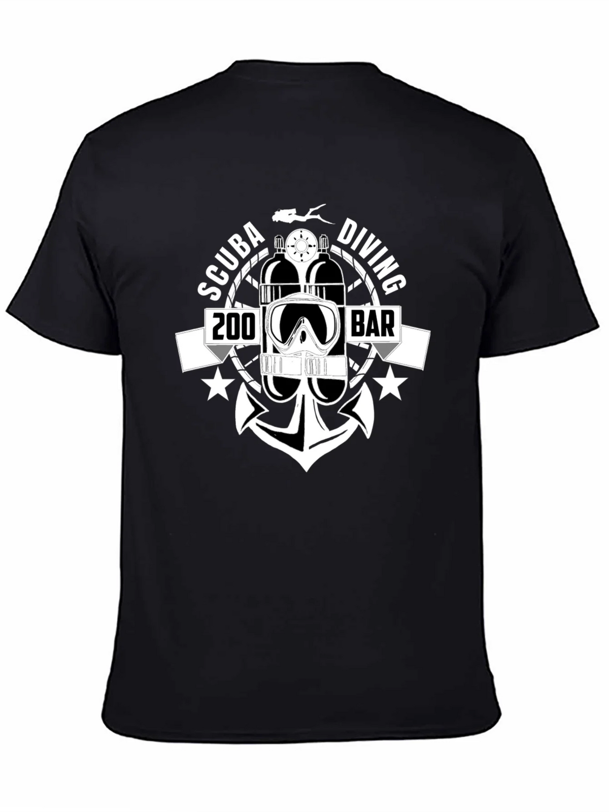 Scuba Diving 200 BAR T-Shirt | Diver Gift product image 4