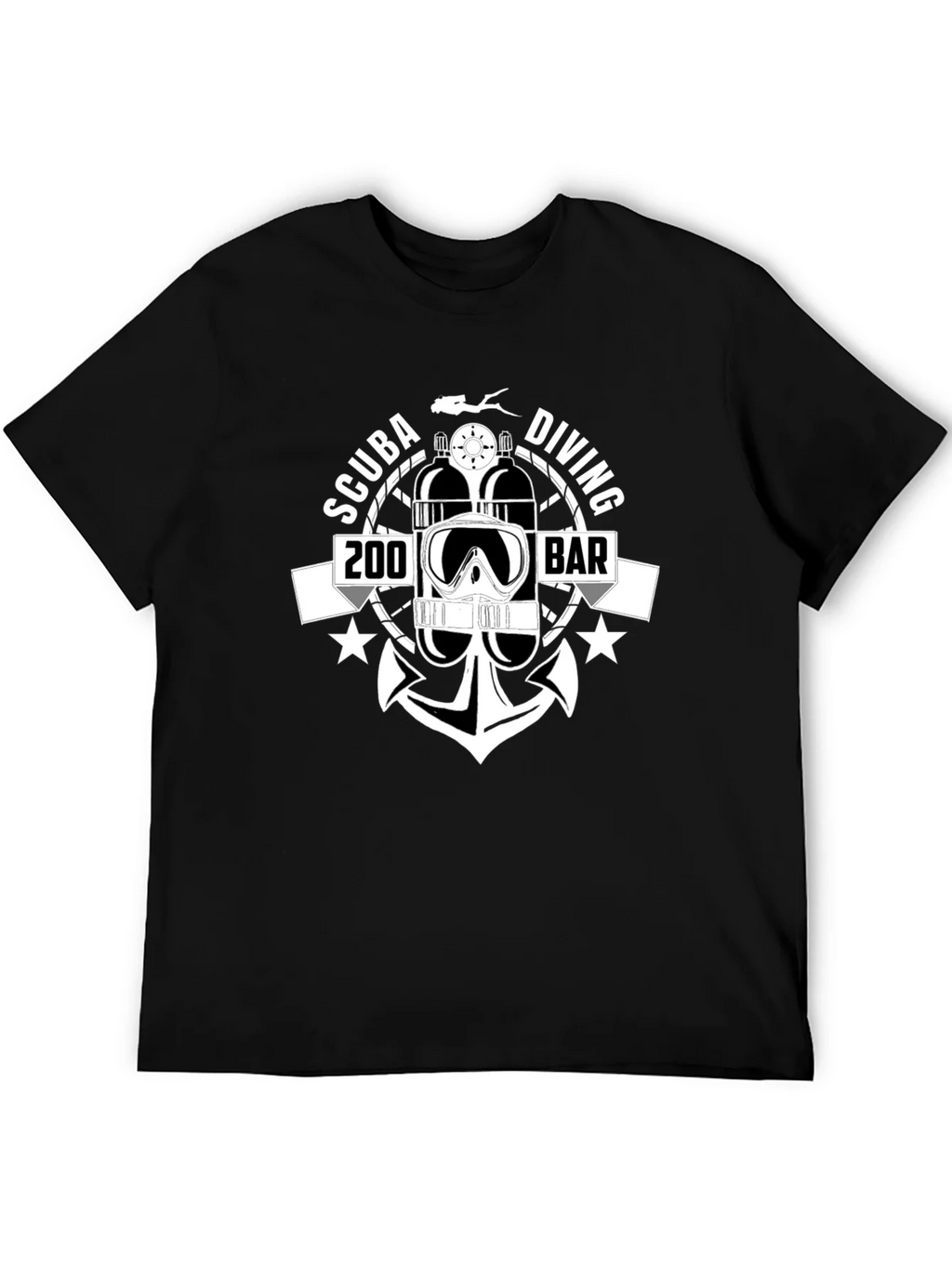 Scuba Diving 200 BAR T-Shirt | Diver Gift product image 5