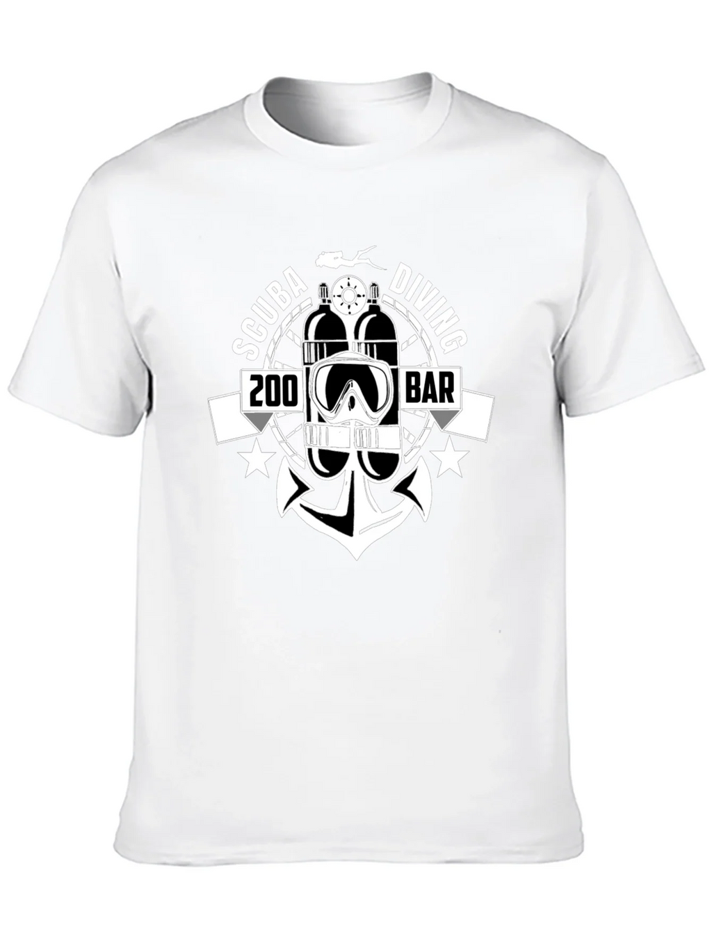 Scuba Diving 200 BAR T-Shirt | Diver Gift product image 9