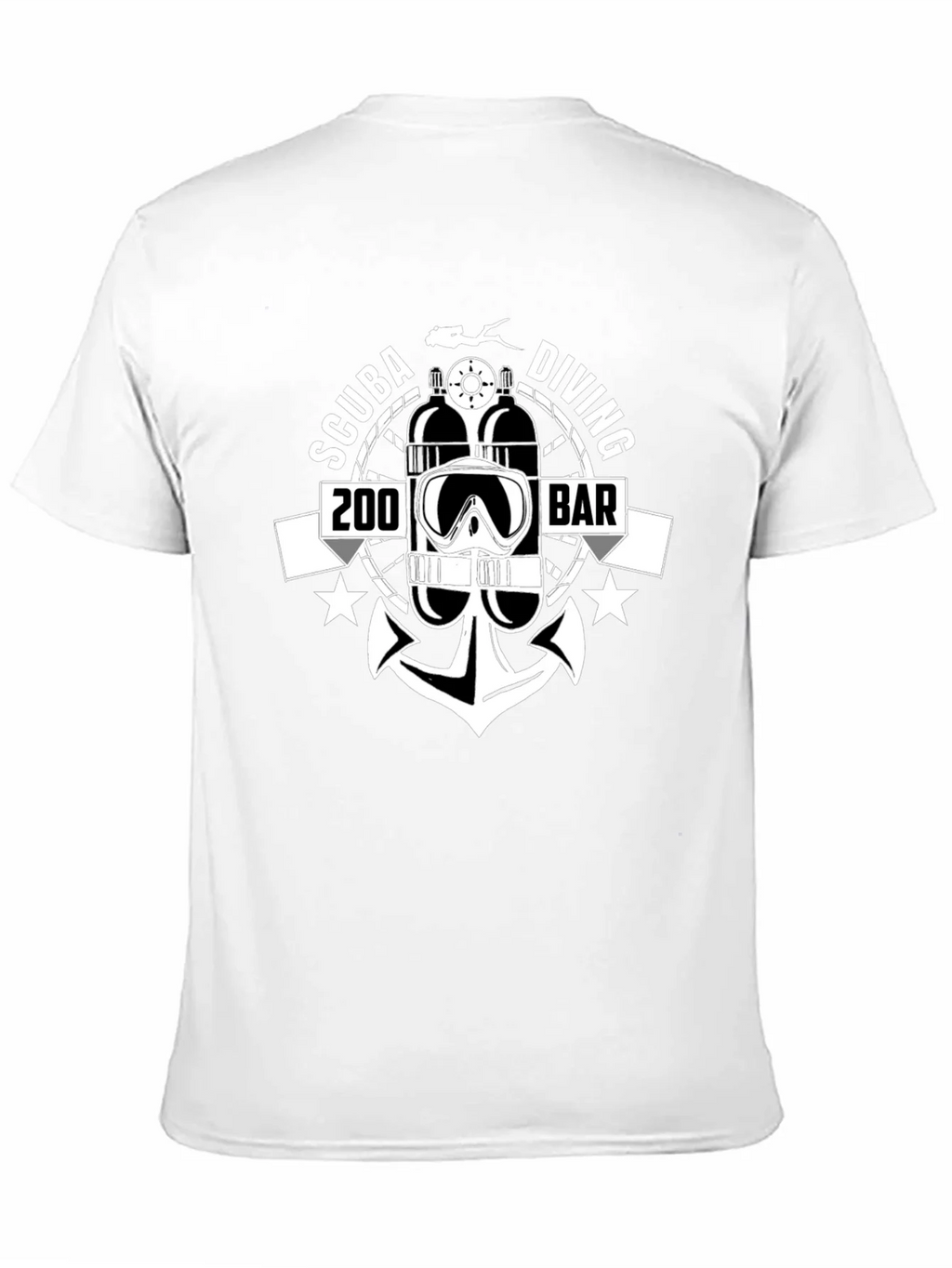 Scuba Diving 200 BAR T-Shirt | Diver Gift product image 10