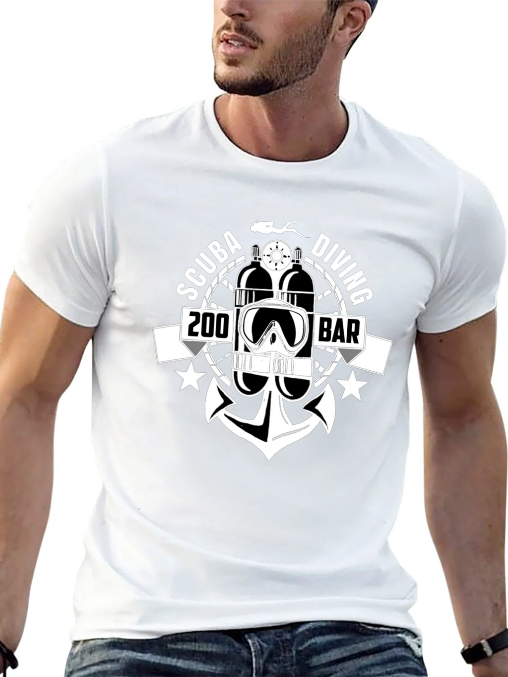 Scuba Diving 200 BAR T-Shirt | Diver Gift product image 12