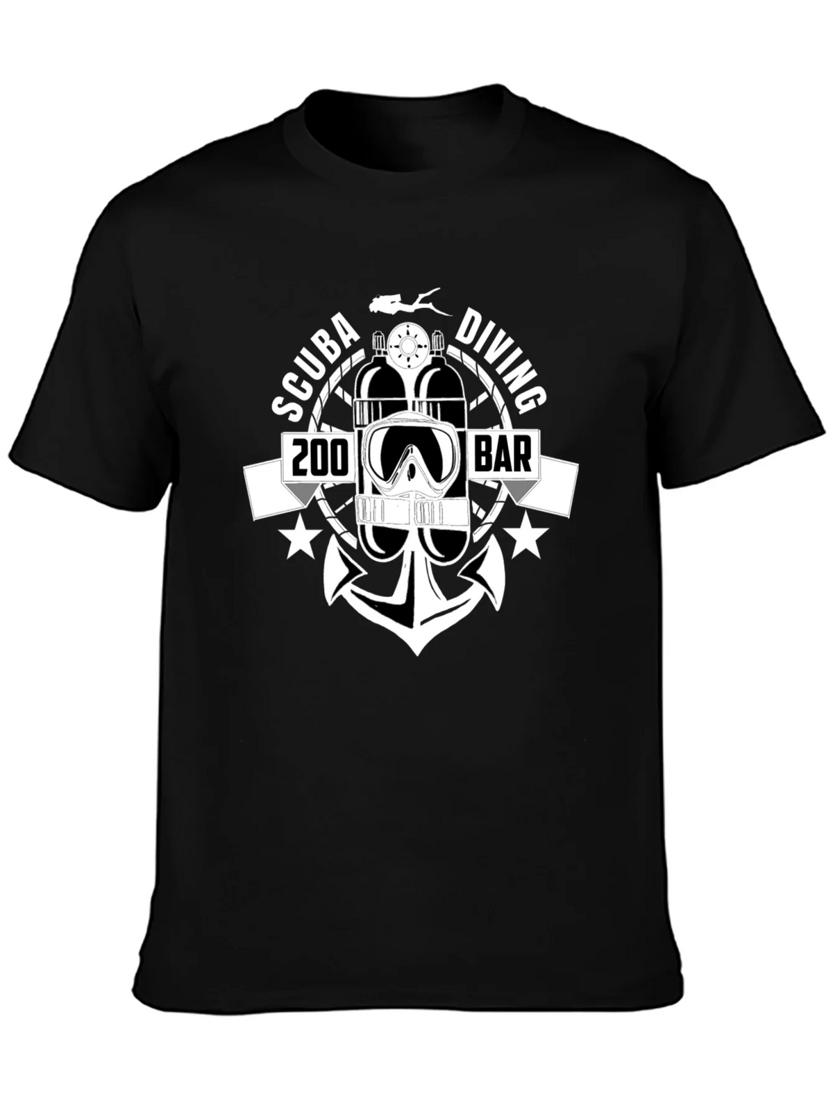 Scuba Diving 200 BAR T-Shirt | Diver Gift product image 3
