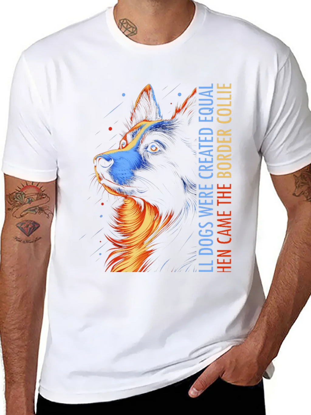 Border Collie Graphic Tee - All Dogs Created Equal product image 6