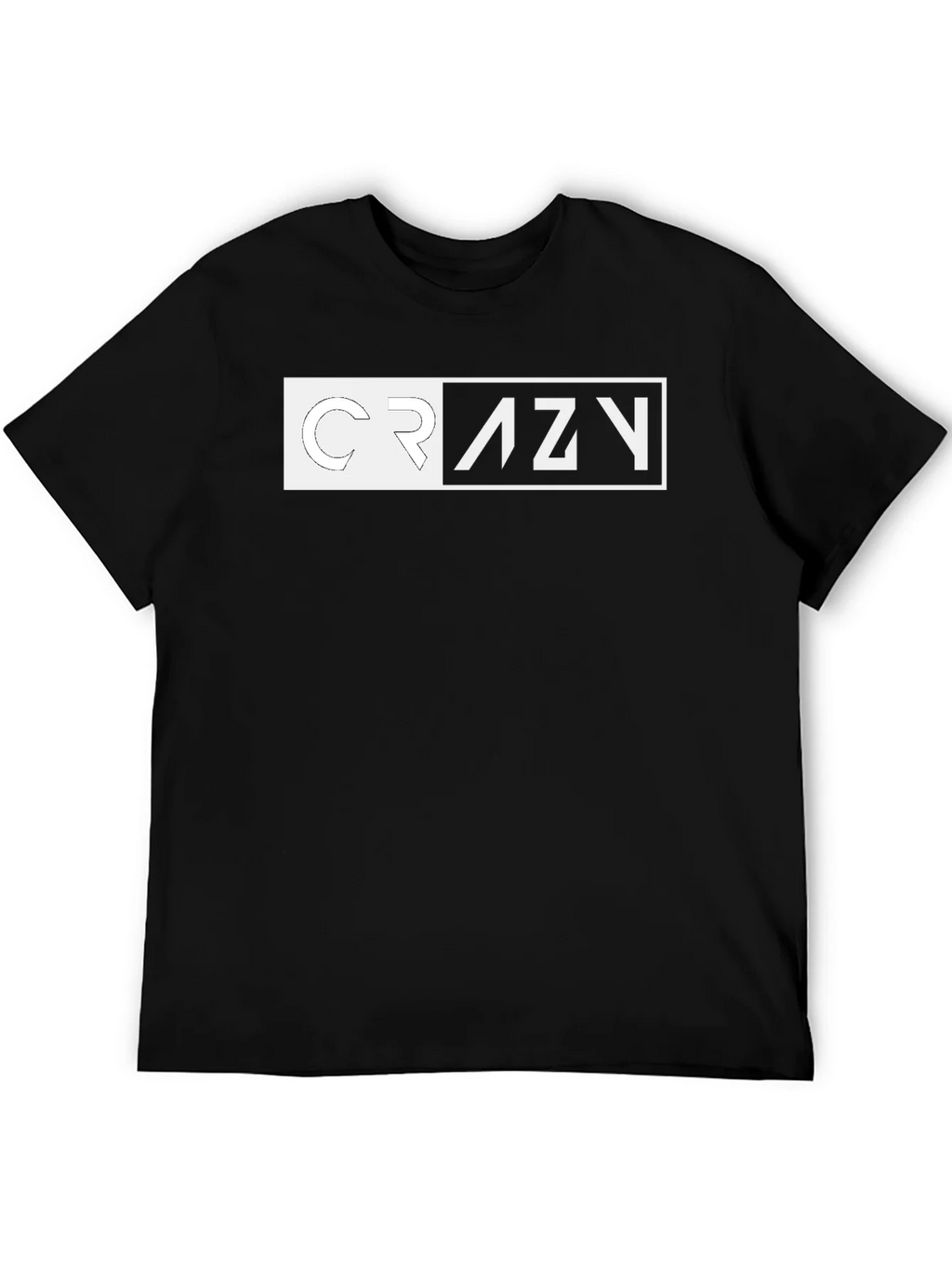 Crazy Graphic Tee - Black Short Sleeve Crew Neck Shirt product image 5
