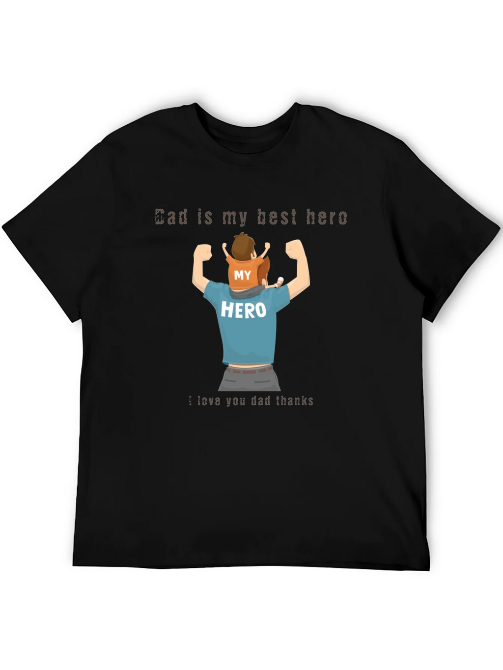 Dad is My Hero T-Shirt product image 5