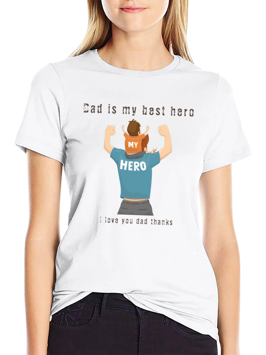Dad is My Hero T-Shirt product image 8