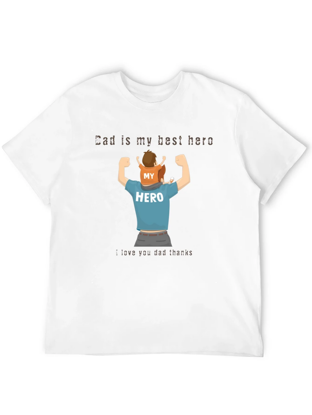 Dad is My Hero T-Shirt product image 11