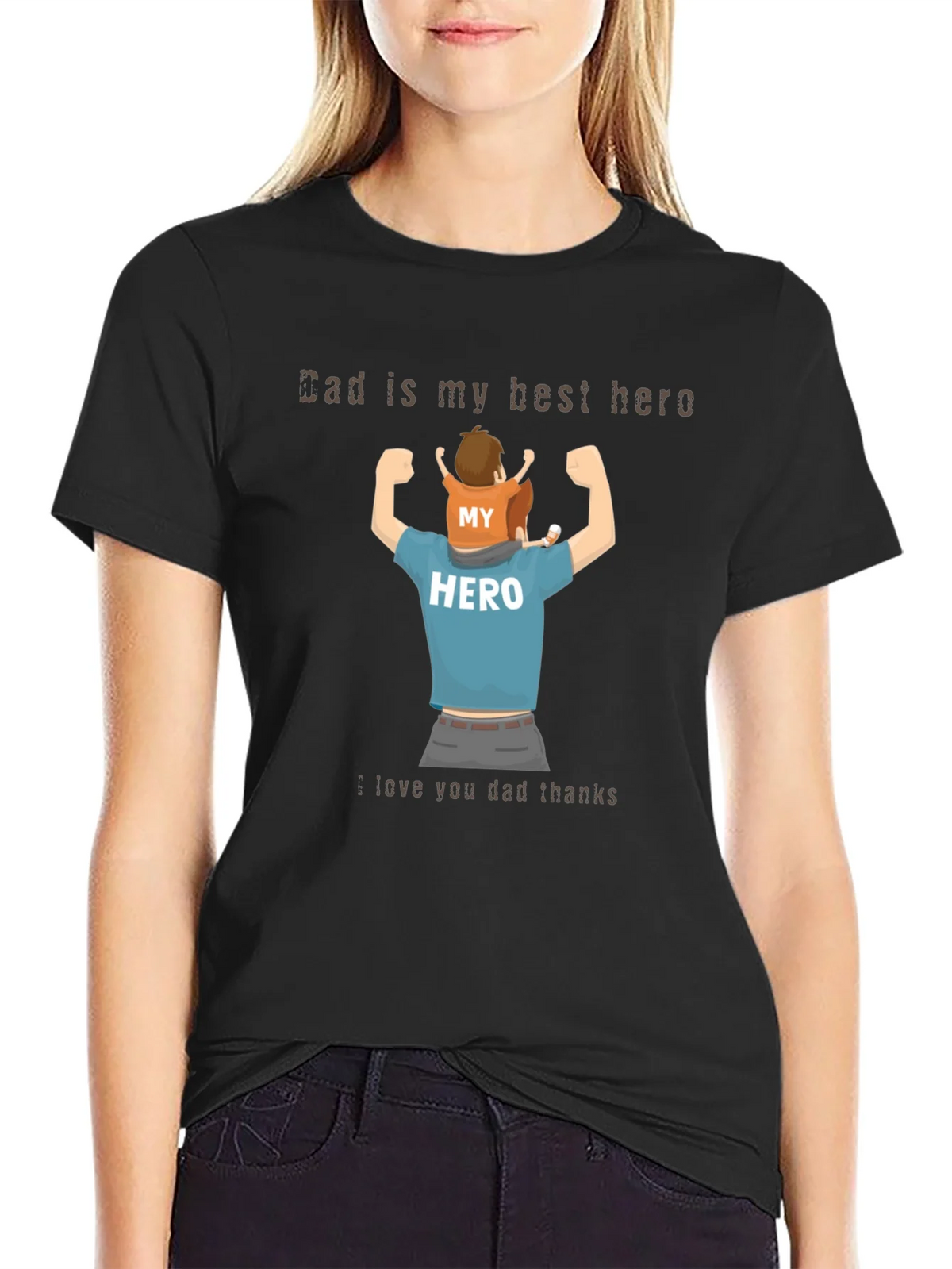 Dad is My Hero T-Shirt product image 2