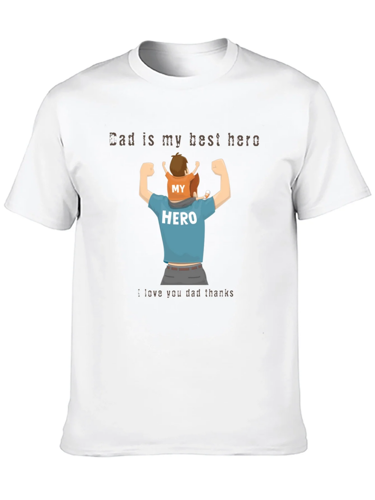 Dad is My Hero T-Shirt product image 9