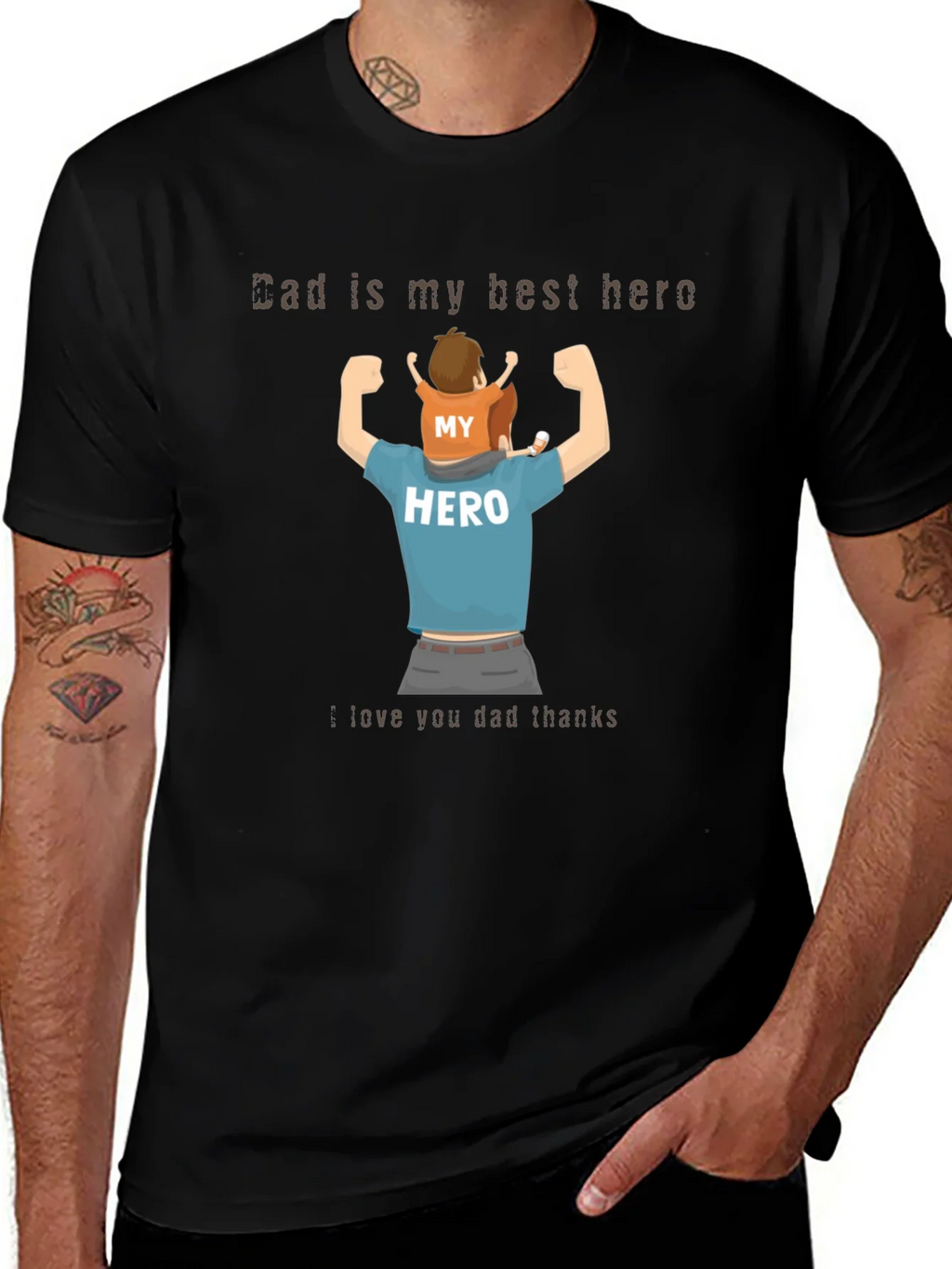 Dad is My Hero T-Shirt product image 1