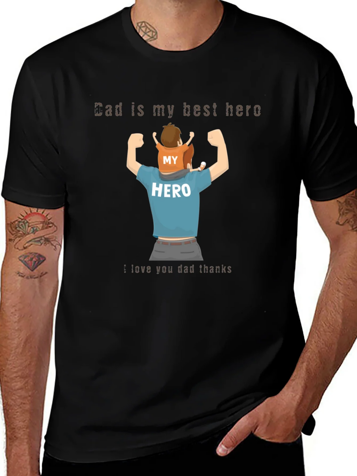 Dad is My Hero T-Shirt product image 1