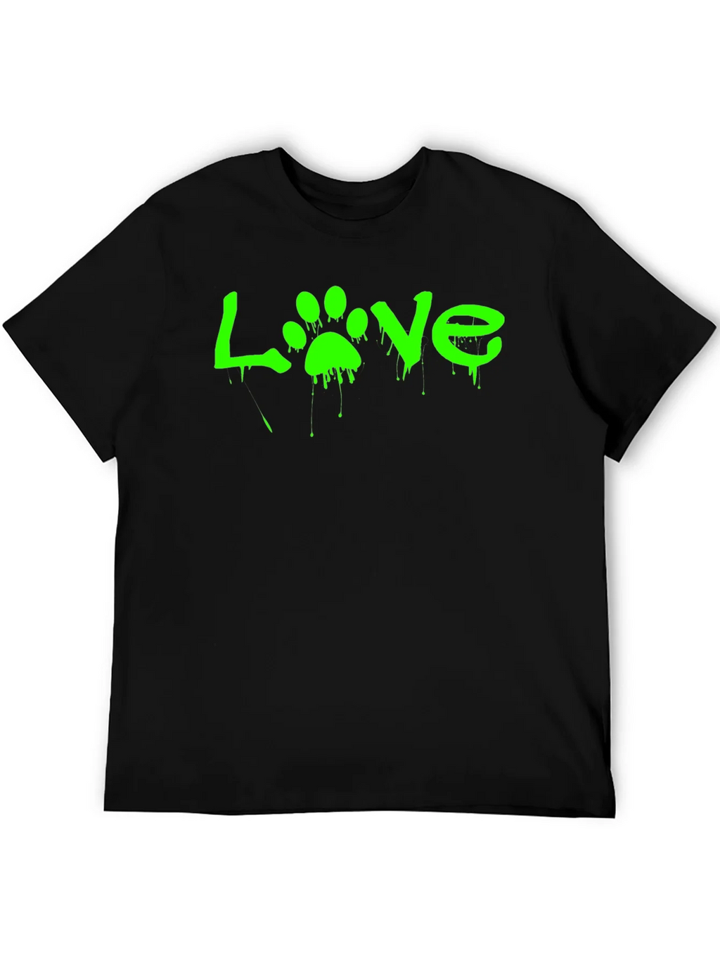 Love Paw Print Graphic Tee - Black product image 5