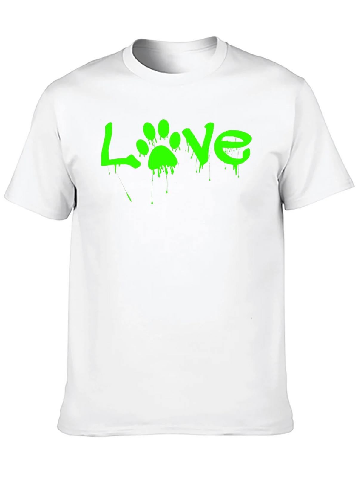 Love Paw Print Graphic Tee - Black product image 9