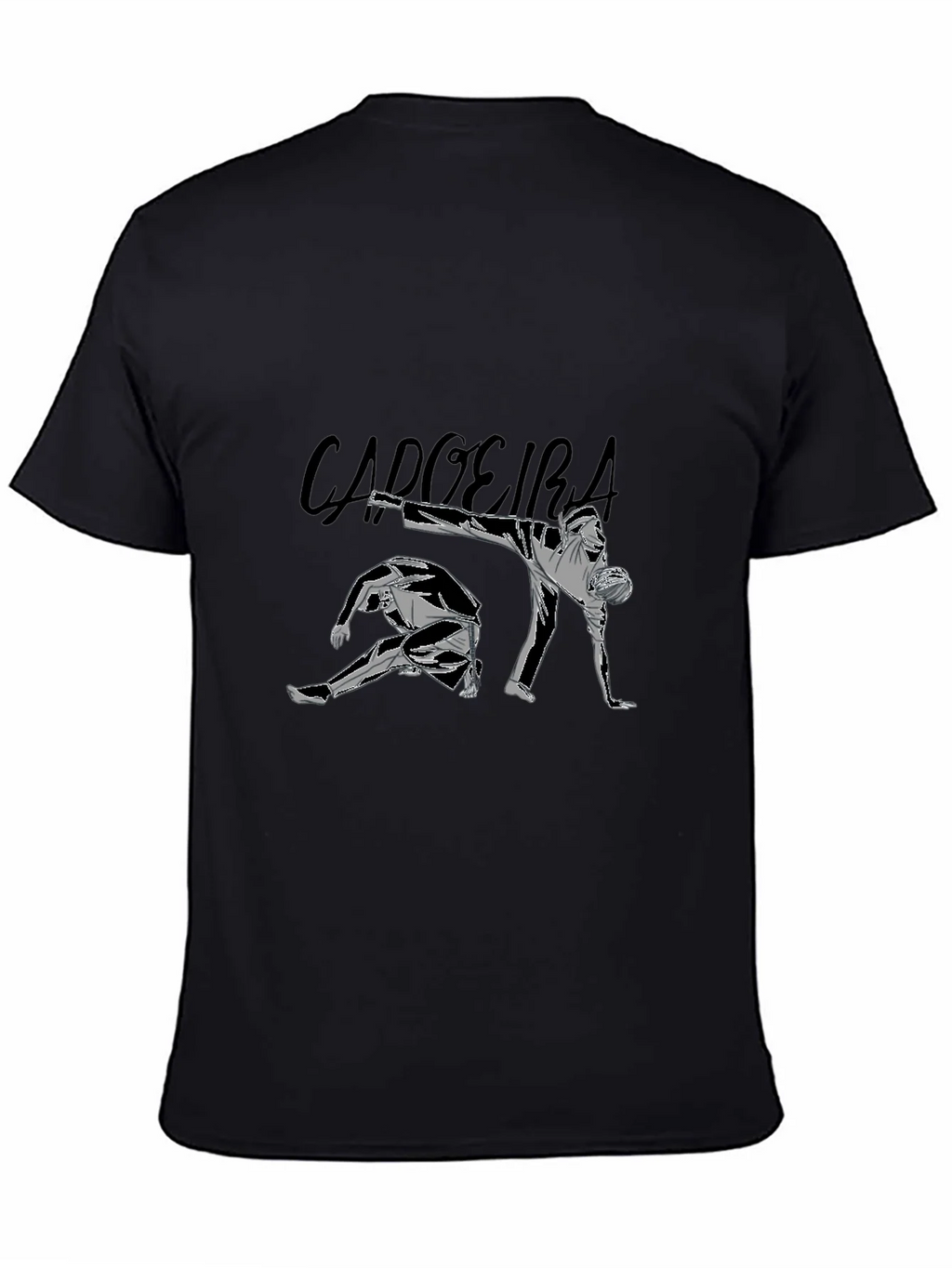 Black Capoeira Graphic Tee product image 4