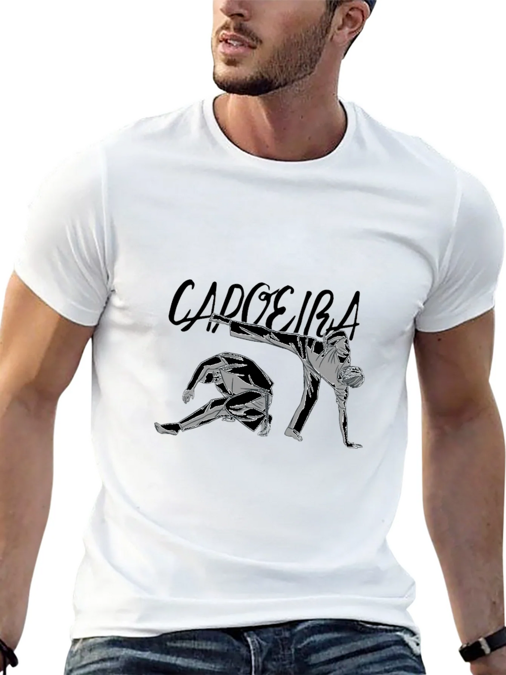 Black Capoeira Graphic Tee product image 12