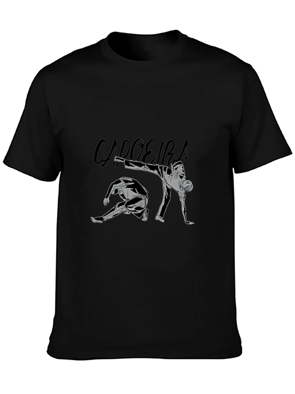 Black Capoeira Graphic Tee product image 3