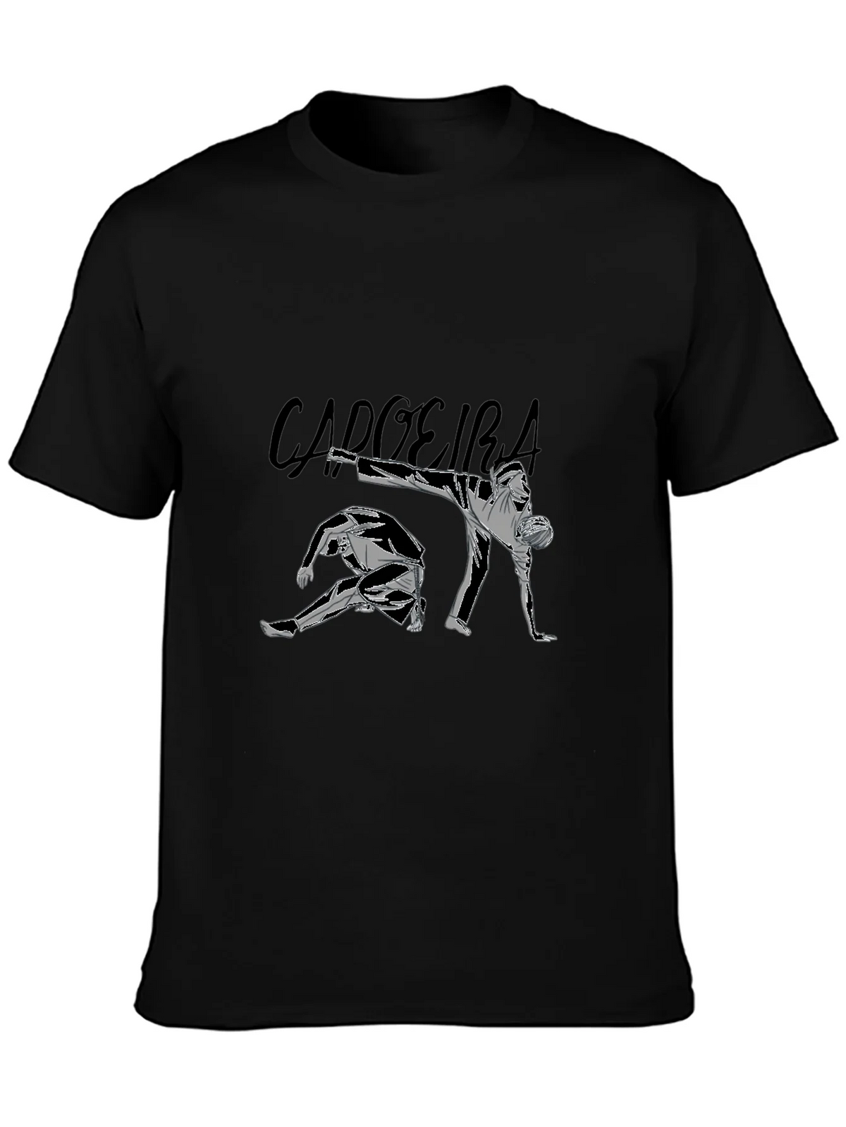 Black Capoeira Graphic Tee product image 3