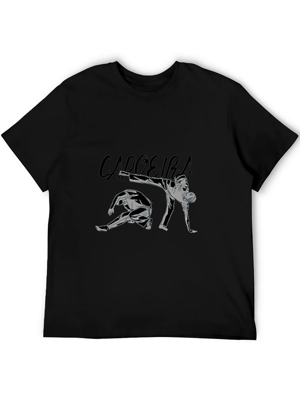 Black Capoeira Graphic Tee product image 5