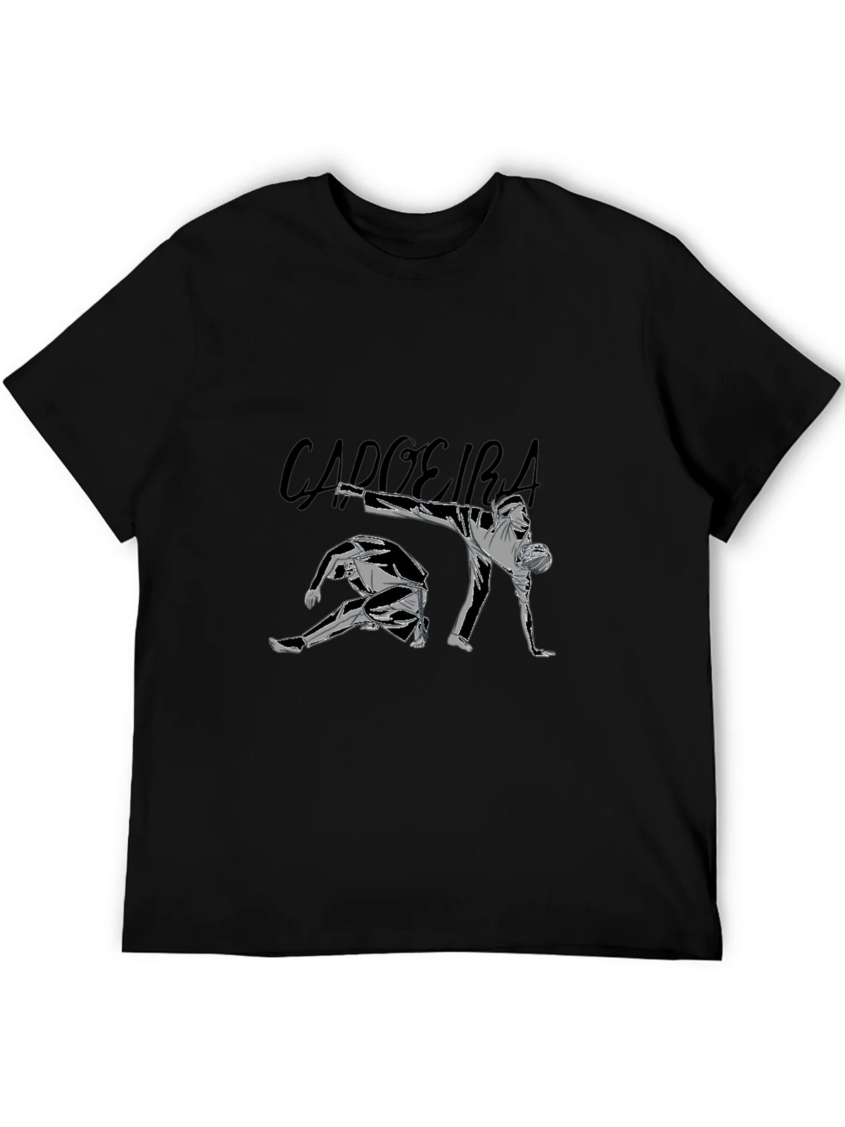 Black Capoeira Graphic Tee product image 5