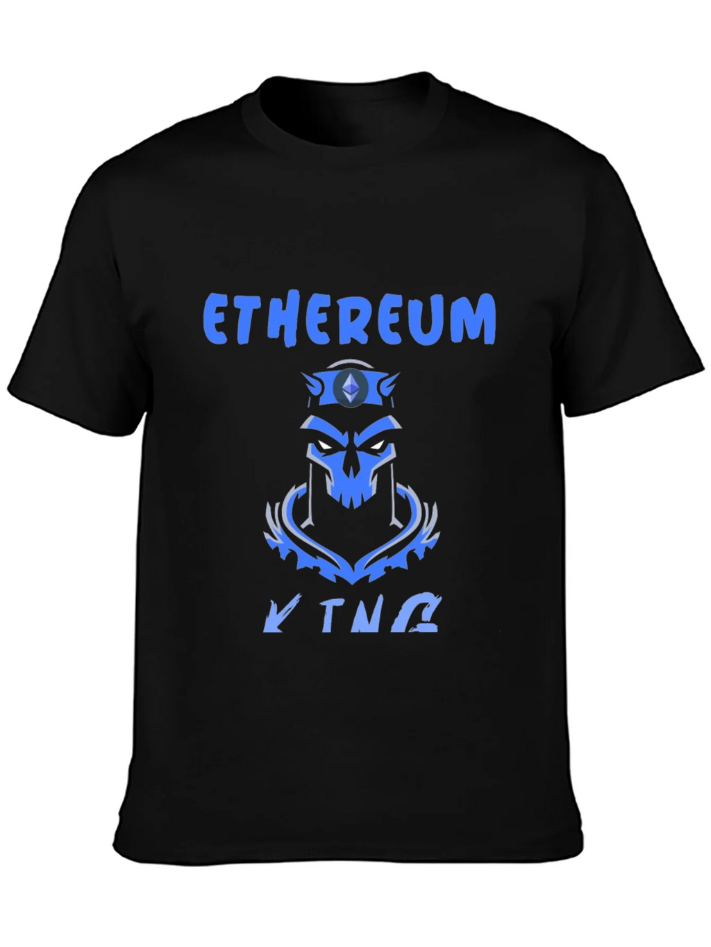 Ethereum King Black T-Shirt product image 3